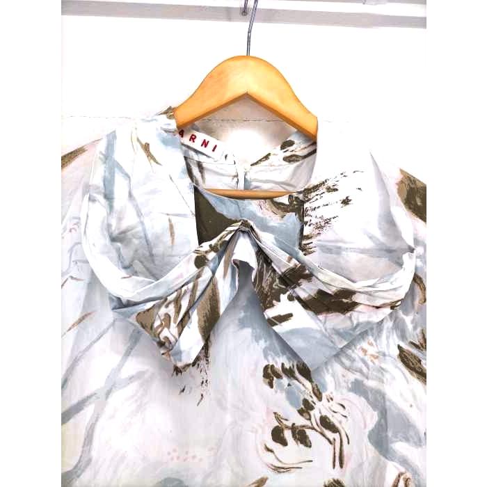 MARNI MARNI(マルニ) 21SS 水墨画柄リボンデザインワンピース 