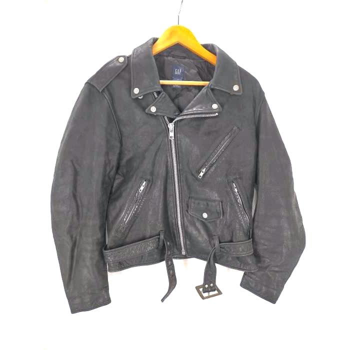 Gap(ギャップ) 08AW OLD ダブル レザージャケット ライダースジャケット メンズ import 中古 古着 0807  :1125849158411:ブランド古着販売のBAZZSTORE - 通販 - Yahoo!ショッピング