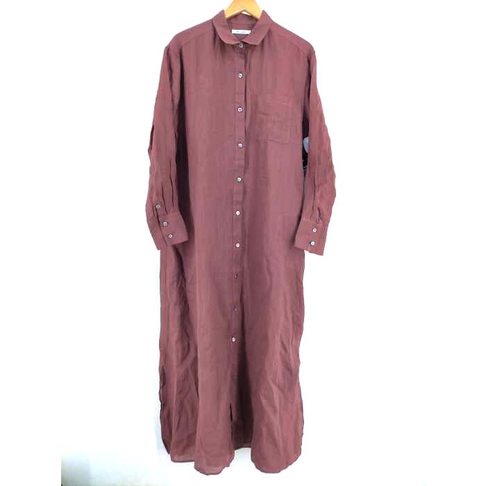 Whim Gazette(ウィムガゼット) 22SS ラミーシャツワンピース 手洗い可