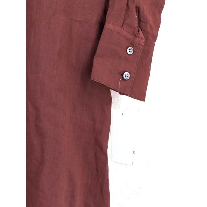 Whim Gazette(ウィムガゼット) 22SS ラミーシャツワンピース 手洗い可