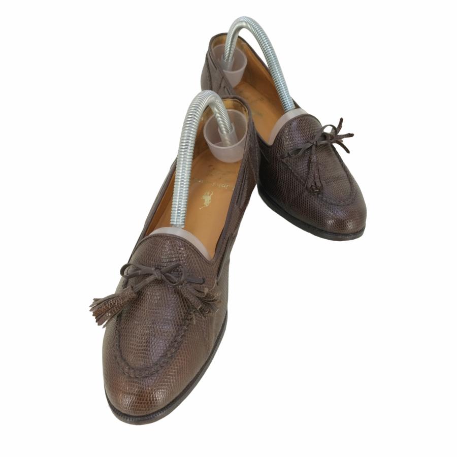 RALPH LAUREN(ラルフローレン) 型押し タッセルローファー レディース