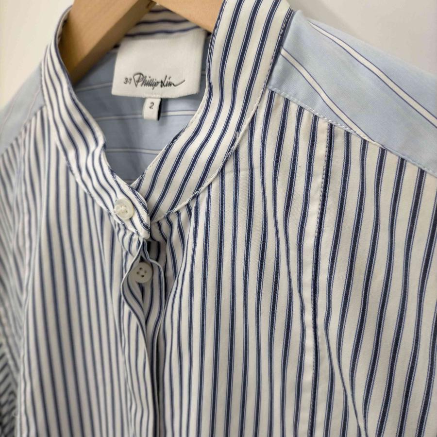 3.1 phillip lim(スリーワンフィリップリム) ストライプギャザーバンド 