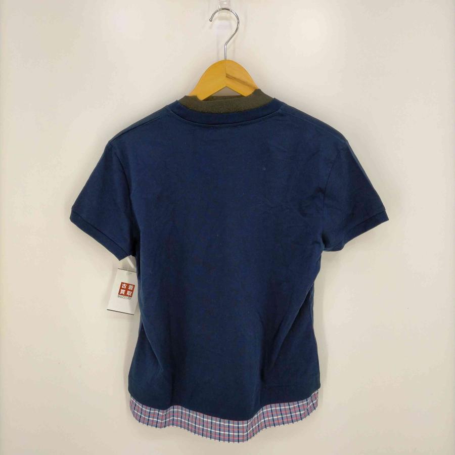 CARVEN(カルヴェン) シャツ切替 クルーネック半袖Tシャツ レディース import：S  中古 古着 0318｜bazzstore｜02