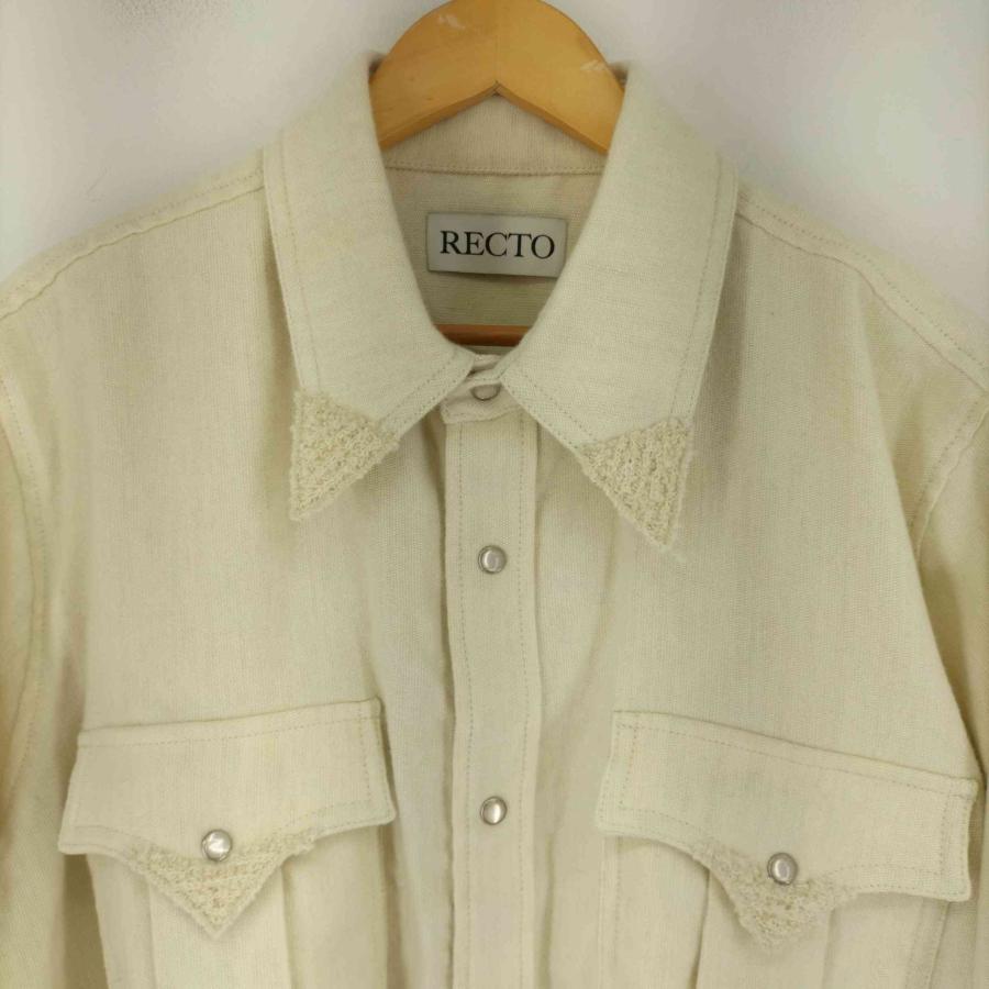 USED古着(ユーズドフルギ) {{RECTO}}WOOL LINEN BOUCLE POINT WEST 中古 古着 0525｜bazzstore｜03