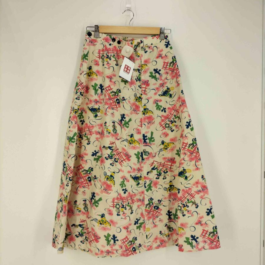 BEAMS BOY(ビームスボーイ) ウエスタンプリントスカート レディース 無  