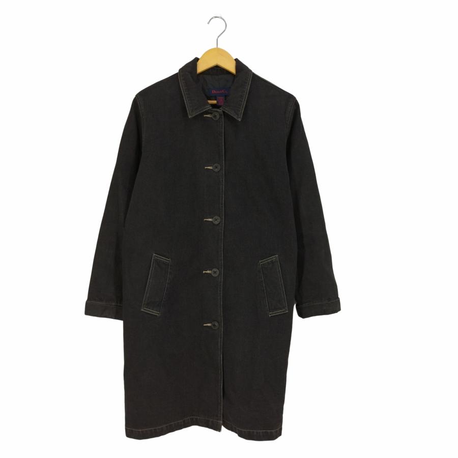 Denim&Co(デニムアンドコー) ブラックデニムコート メンズ import：M 