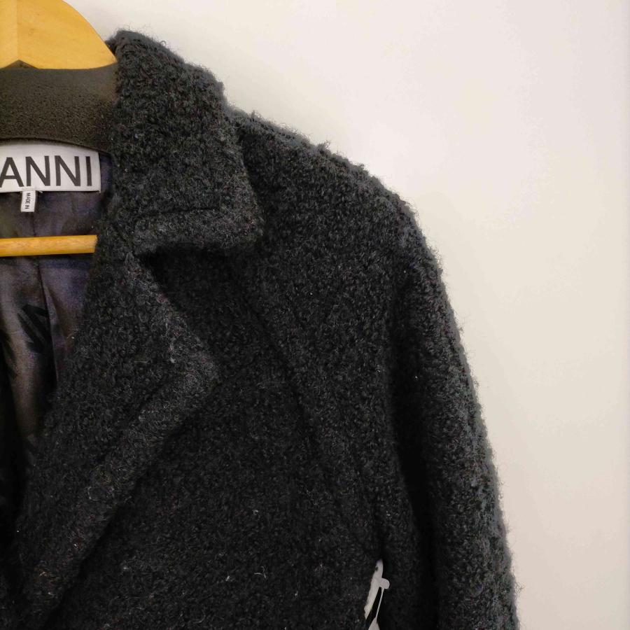 GANNI Ganni(ガニー) BLACK COAT WITH NOTCHED LAPELS レディース 32 