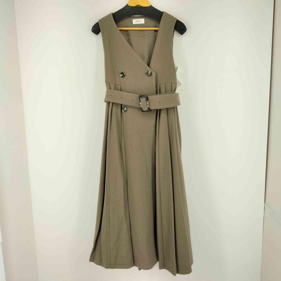 snidel THE COAT LABO プリーツウールコート MOC SNIDEL - 在庫僅少 THE COAT LAB【限定】プリーツウールコート モカ 0