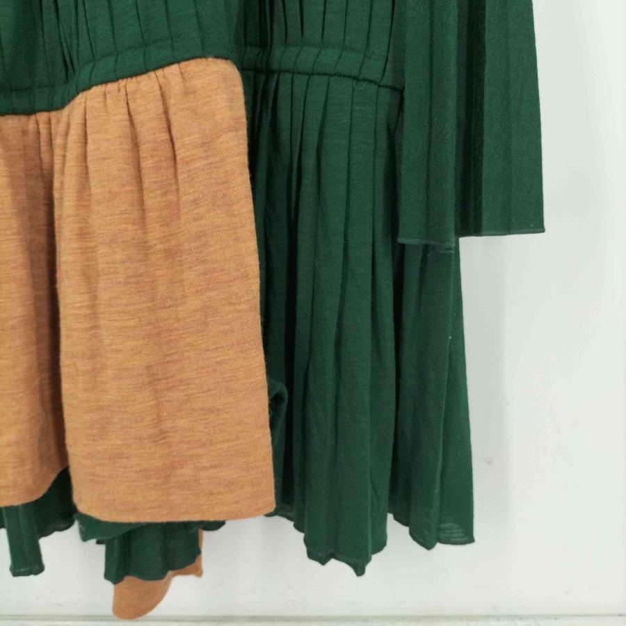 nagonstans nagonstans(ナゴンスタンス) プリーツロングワンピース  