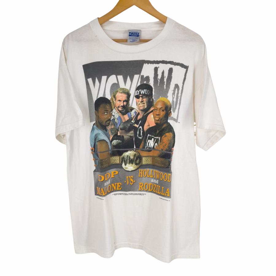 TULTEX(タルテックス) WCW×nWo Dennis Rodman wrestling Tee  メンズ JPN：L 【中古】【ブランド古着バズストア】 TULTEX（タルテックス） WCW×nWo Dennis Rodman wrestling Tee メ 中古