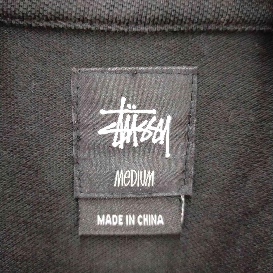 Stussy(ステューシー) ワンポイント刺繍鹿の子ポロシャツ メンズ  M 中古 古着 0508｜bazzstore｜06