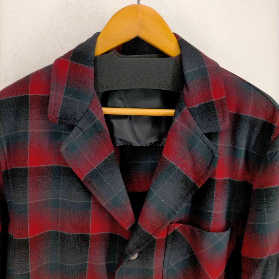 PENDLETON(ペンドルトン) 50S オンブレチェックウールテーラードジャケット メンズ impor 中古 古着 0611｜bazzstore｜03