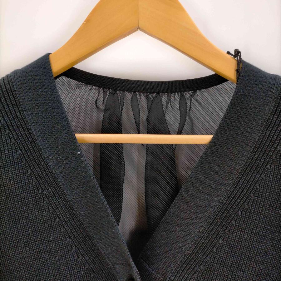 Sacai(サカイ) Knit x Satin Cardigan レディース JPN：2 中古 古着  