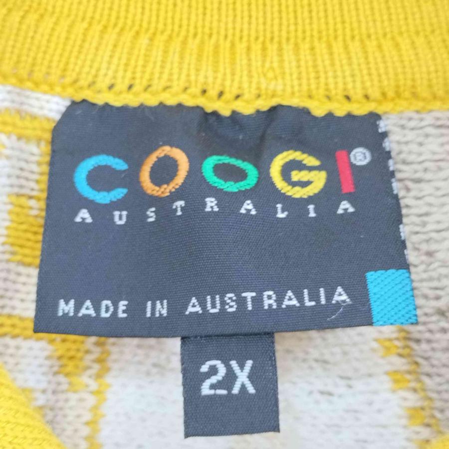 COOGI(クージー) 90S オーストラリア製 フリース切替3Dニットポロ  メンズ  2X 中古 古着 1225｜bazzstore｜06