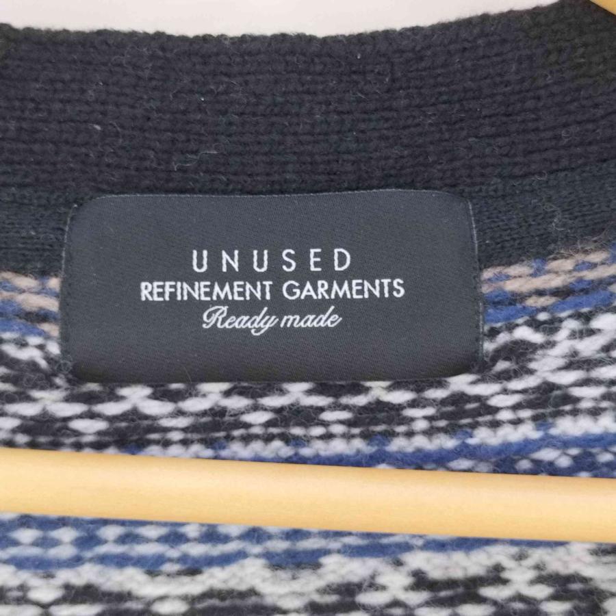 UNUSED(アンユーズド) 5G Fairisle Cardigan フェアアイルニットカーディガン メ 中古 古着 1031｜bazzstore｜06