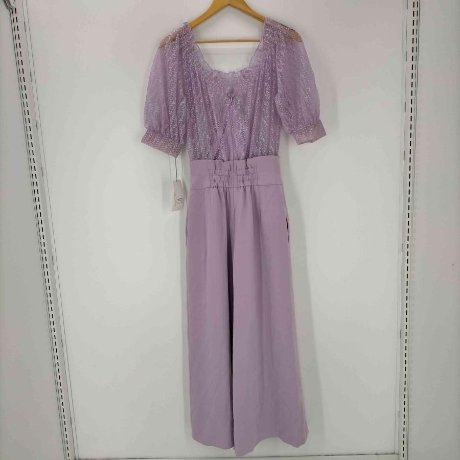 snidel(スナイデル) レースブラウスドッキング オールインワン  