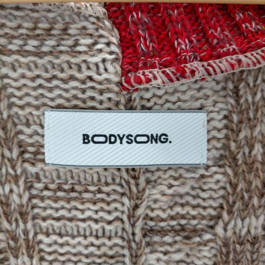 bodysong.(ボディソング) 21AW Random Rib V ニットベスト メンズ 表記 