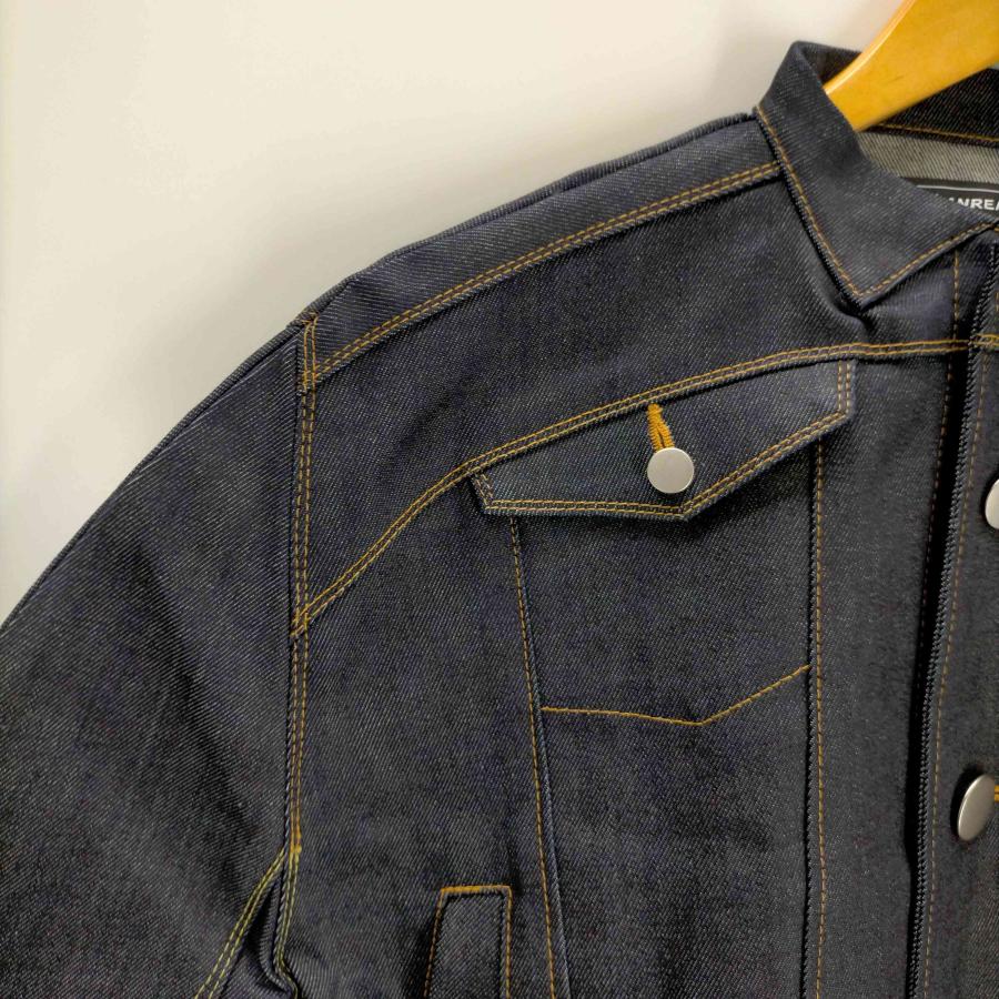 アンリアレイジ LOW ANGLE DENIM JK 38 ANREALAGE ANREALAGE(アンリアレイジ) LOW ANGLE DENIM JK メンズ 38 中古 古着 0727