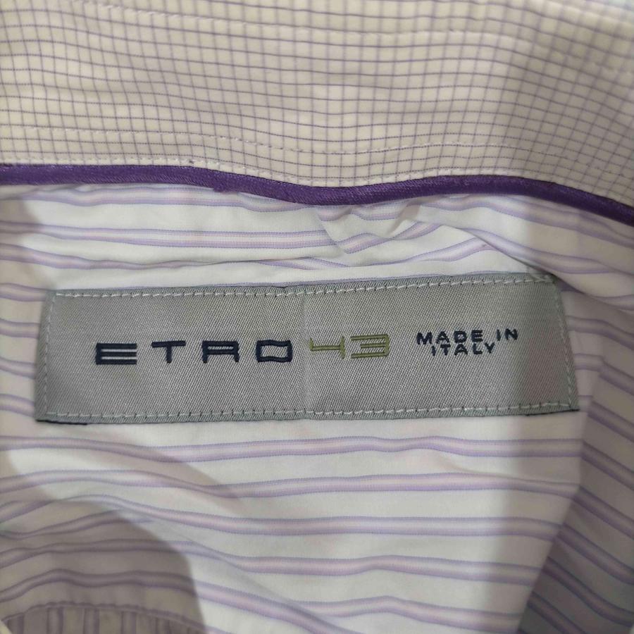 ETRO(エトロ) ストライプ ワイドカラーシャツ メンズ 表記無  中古 古着 0648｜bazzstore｜06