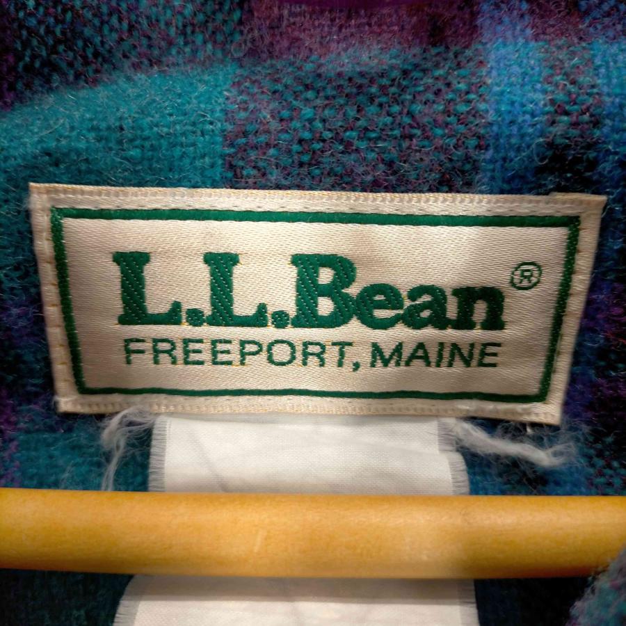 L.L.Bean(エルエルビーン) 70-80s 裏地チェックブランケット中綿ハーフコート メンズ 表記無 中古 古着 0245｜bazzstore｜06