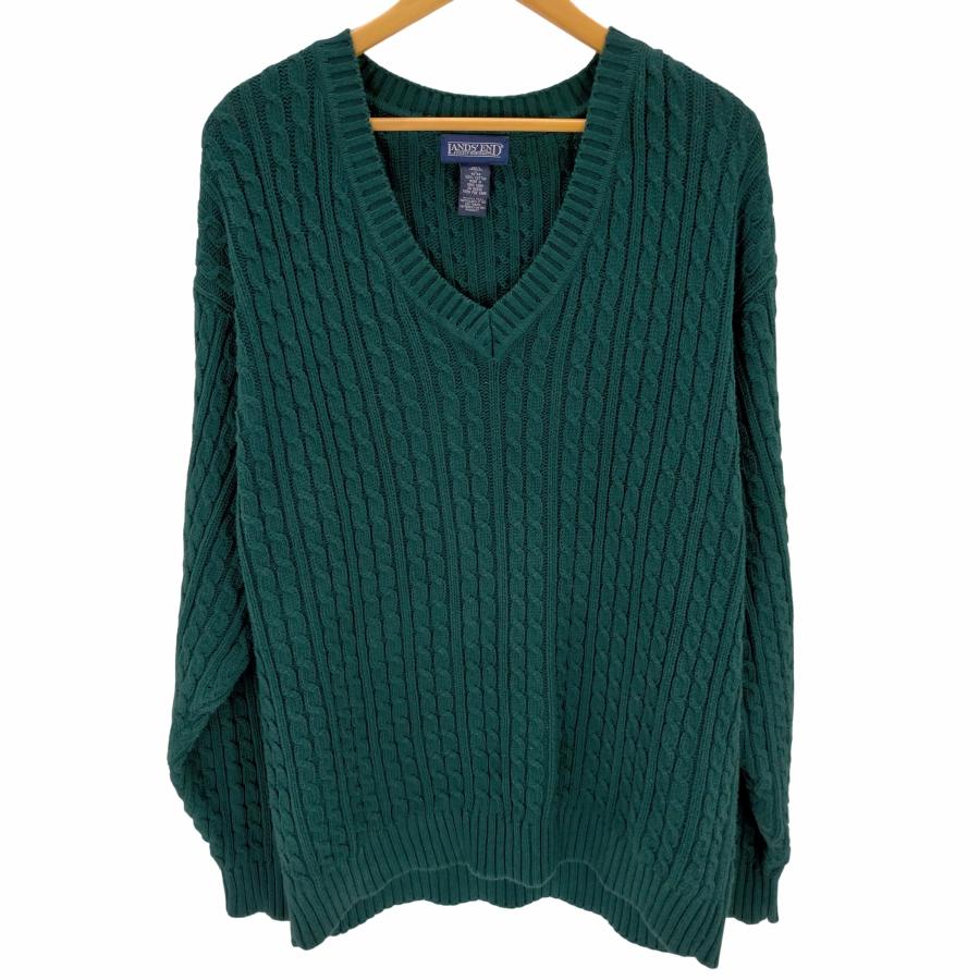 ランズエンド LANDS END(ランズエンド) 90S 香港製 Vネック ランズエンド LANDS END(ランズエンド) 90S 香港製 Vネック