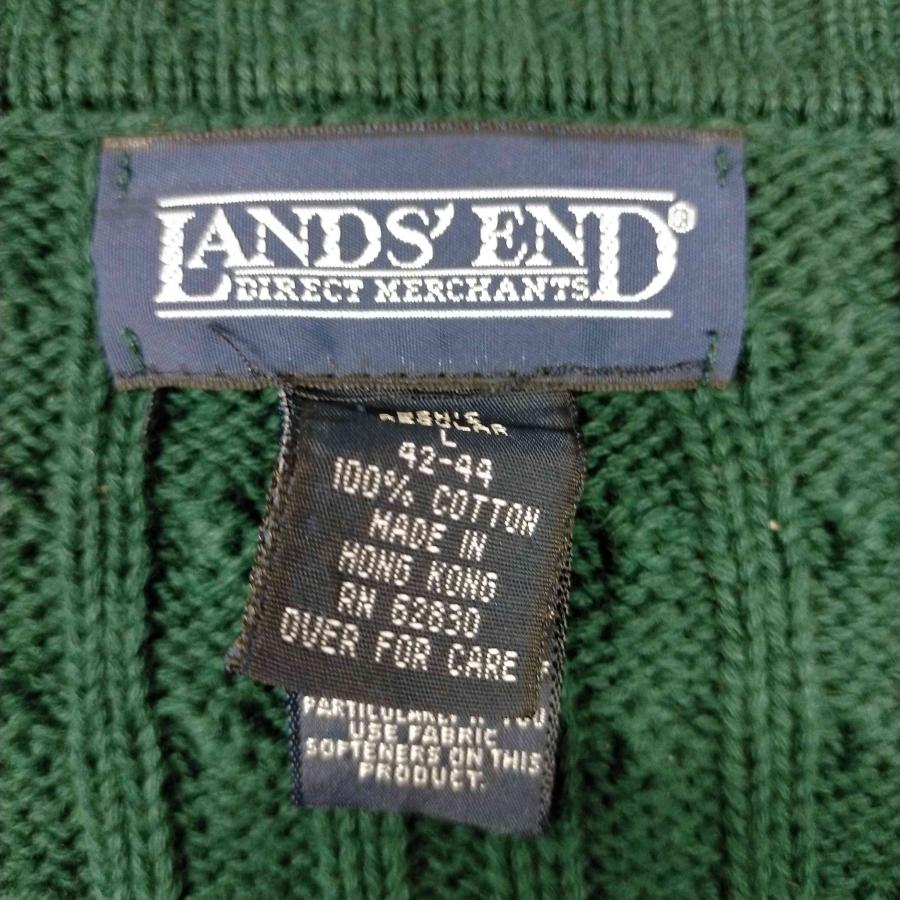 ランズエンド LANDS END(ランズエンド) 90S 香港製 Vネック ランズエンド LANDS END(ランズエンド) 90S 香港製 Vネック