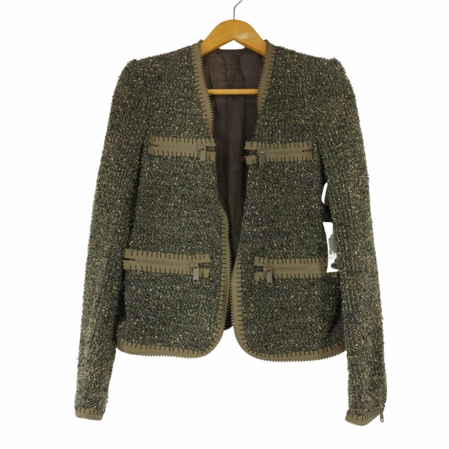 kolor kolor(カラー) 10AW ジップデザインウールツイードジャケット  