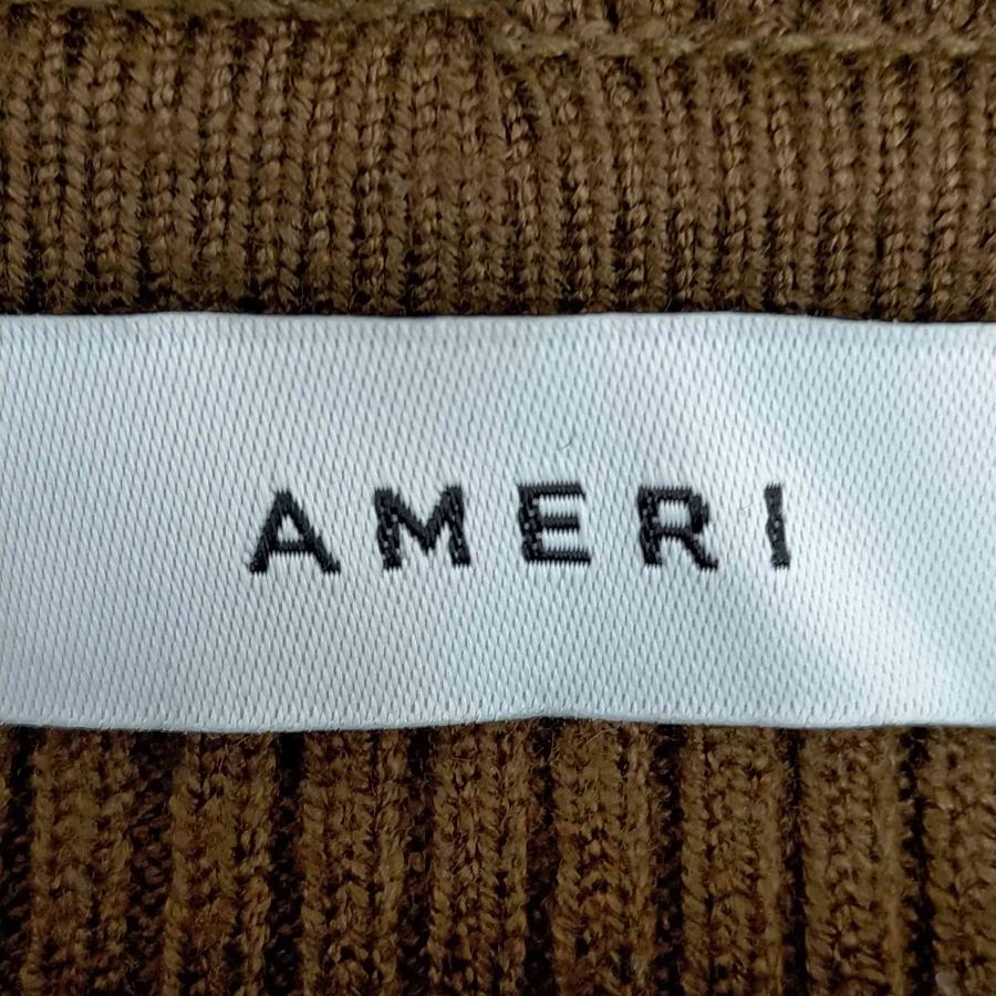AMERI(アメリ) LAPEL KNIT SKIRT ラペルニットスカート レディース  