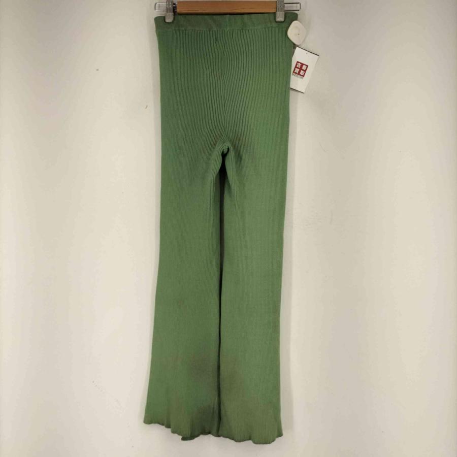 soduk(スドーク) 20SS Colored stitch slit knit trousers レデ 中古 