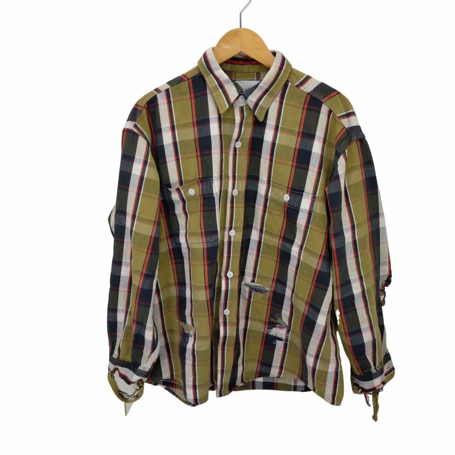 Bowwow（バウワウ） 23AW REPAIR AGEING FLANNEL SHIRTS メンズ JP