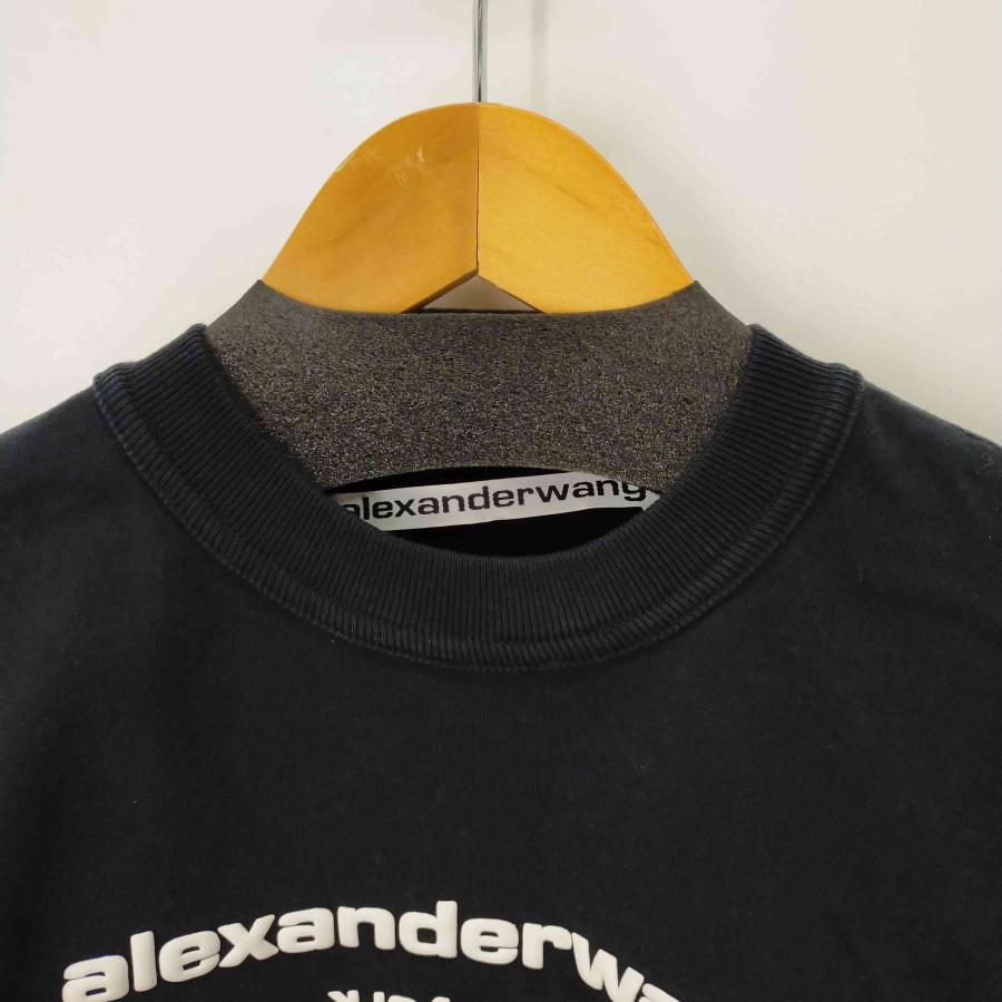 Alexander Wang(アレキサンダーワン) ロゴプリント クロップド S/S Tシャツ レディース 中古 古着 1222｜bazzstore｜03