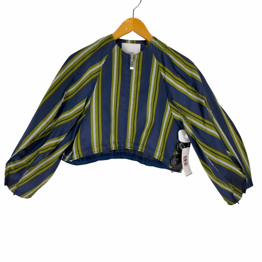 UN3D. UN3D.(アンスリード) 23AW マルチストライプショートブルゾン  
