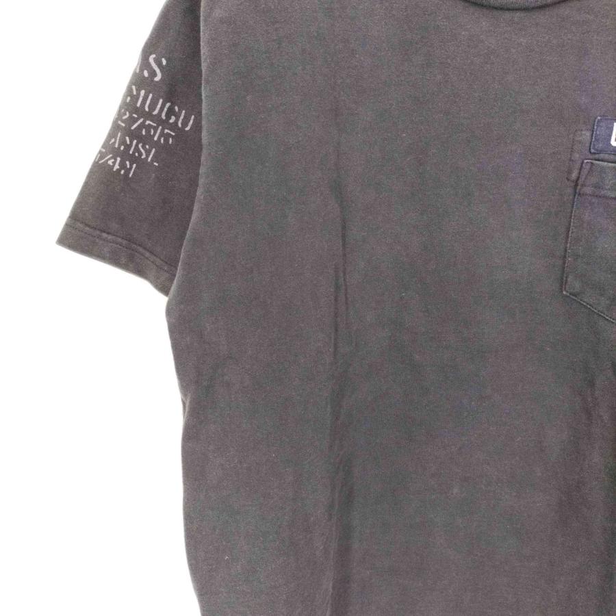 AVIREX(アヴィレックス) US NAVY 刺繍 ヘビーウェイト S/S Tシャツ ビッグサイズ メン 中古 古着 0254｜bazzstore｜04