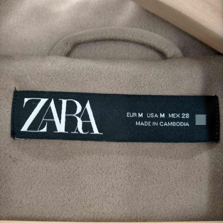 ZARA(ザラ) フェイクスウェード ロングコート  レディース JPN：M  中古 古着 0225｜bazzstore｜06