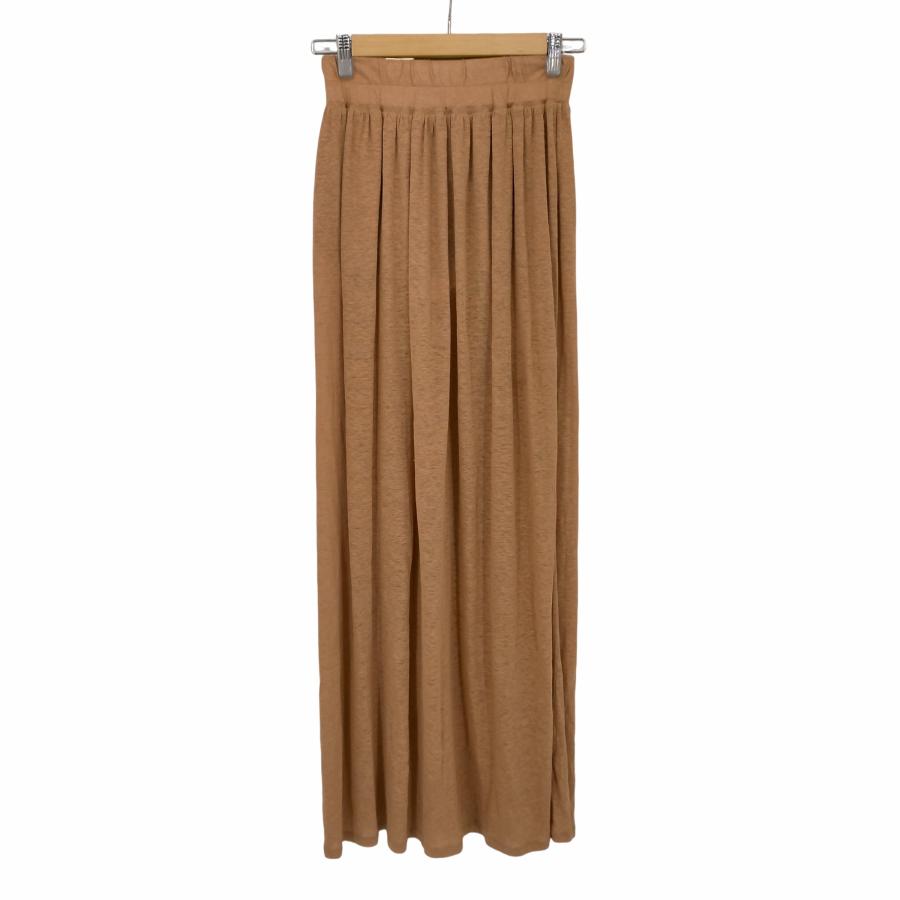 CRUCIANI Cruciani(クルチアーニ) MADE IN ITALY リネンロングスカート 