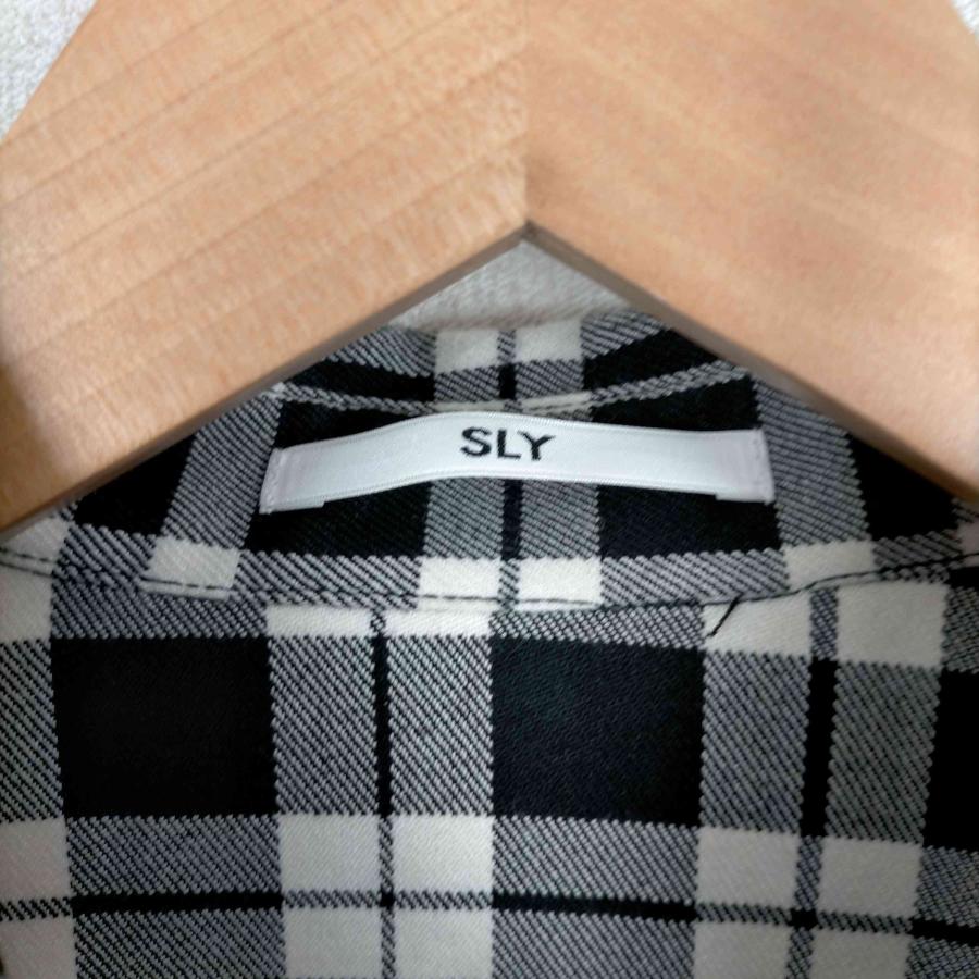 SLY(スライ) COLOR PLAID BACK GATHER S レディース JPN：2  中古 古着 0943｜bazzstore｜06