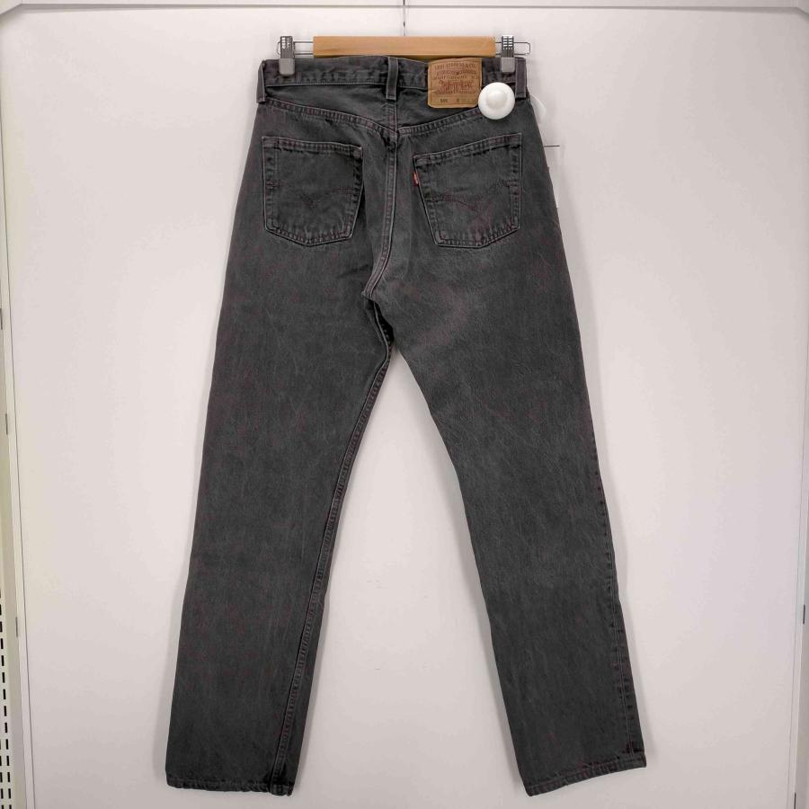 Levis(リーバイス) USA製 刻印552 501 先染め ブラックデニムパンツ メンズ  W30 L 中古 古着 0426｜bazzstore｜02