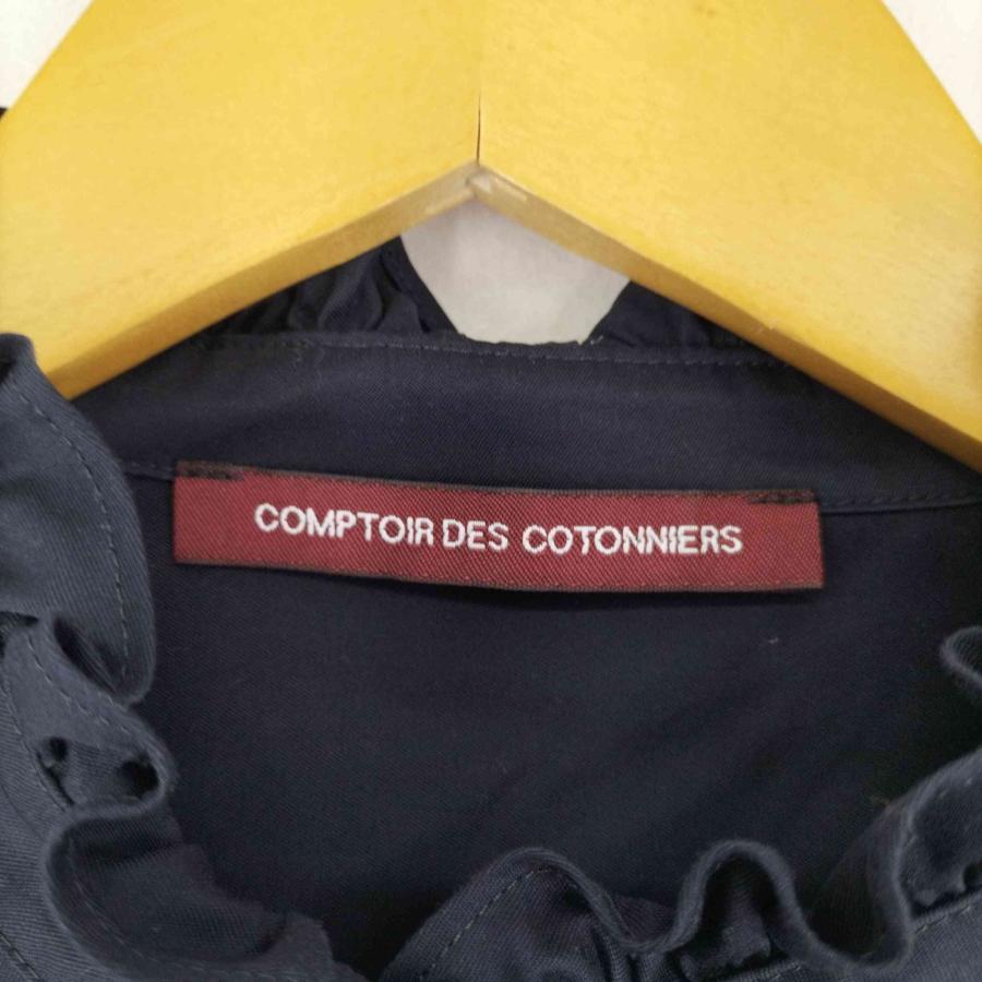 COMPTOIR DES COTONNIERS(コントワーデコトニエ) 比翼 フリルブラウス レディース  中古 古着 0403｜bazzstore｜06