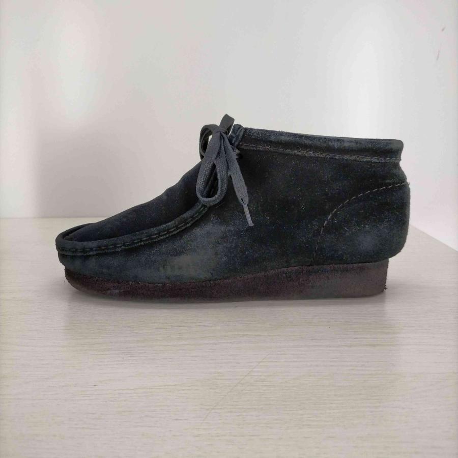 CLARKS ORIGINALS(クラークスオリジナル) ワラビー  WALLABEE ブラックスエード  中古 古着 0404｜bazzstore｜02