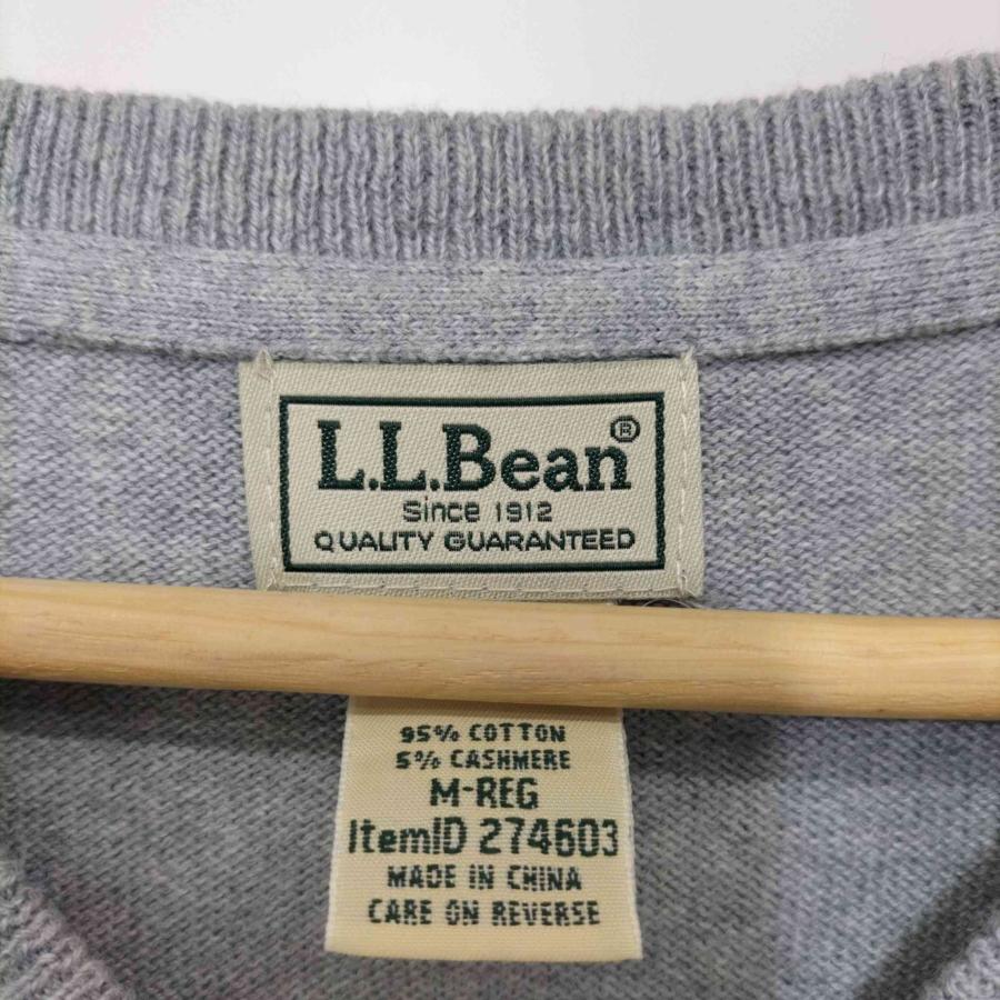 L.L.Bean(エルエルビーン) カシミア混Vネックニット メンズ JPN：M  中古 古着 0231｜bazzstore｜06