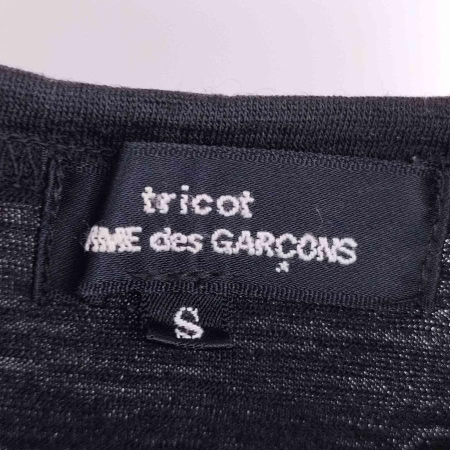 tricot COMME des GARCONS(トリココムデギャルソン) 袖切替 チェリー柄 L/Sカッ 中古 古着 0927｜bazzstore｜06