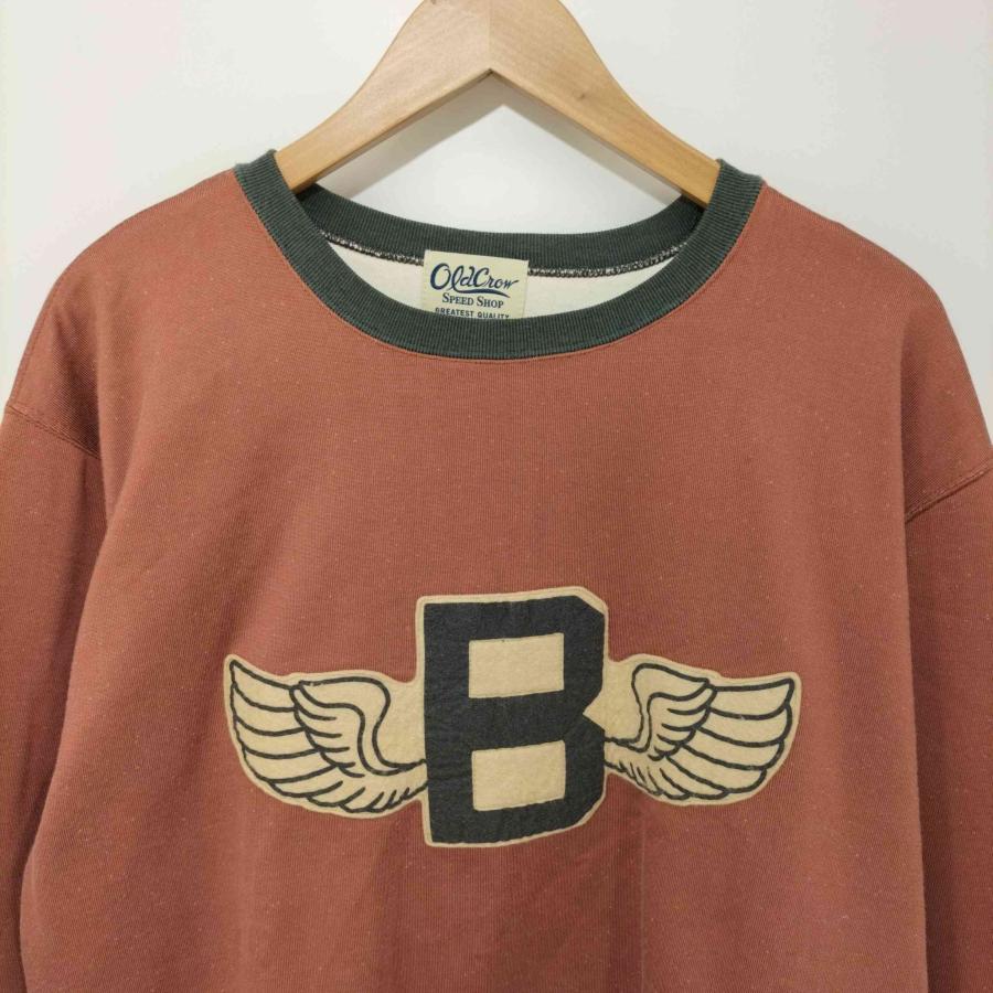 OLD CROW(オールドクロウ) 23AW WINGED B - DOUBLE FACE JERSEY  中古 古着 0724｜bazzstore｜05
