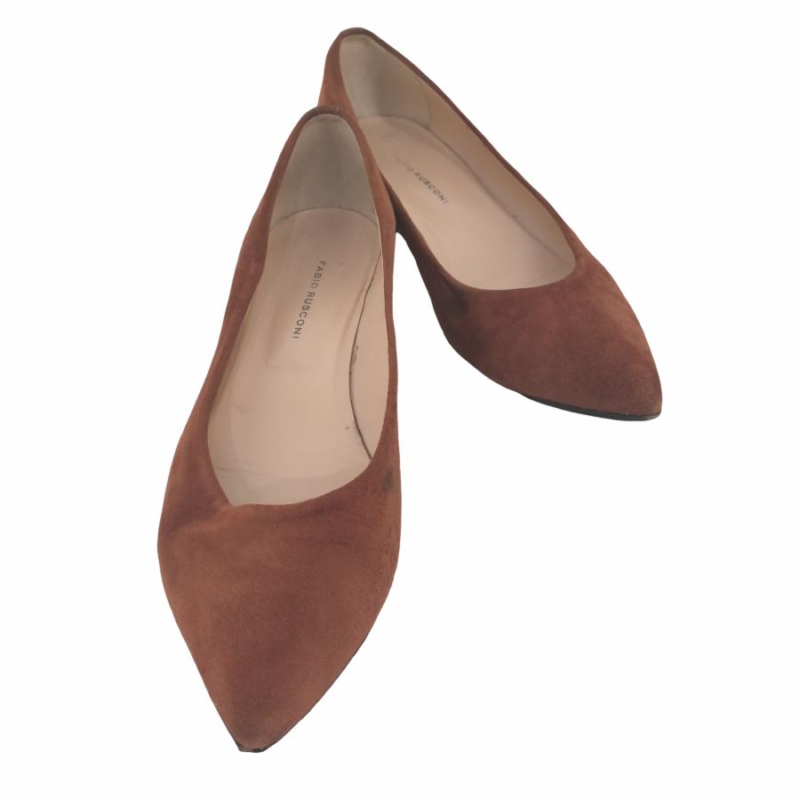 FABIO RUSCONI（ファビオルスコーニ） スウェードパンプス レディース