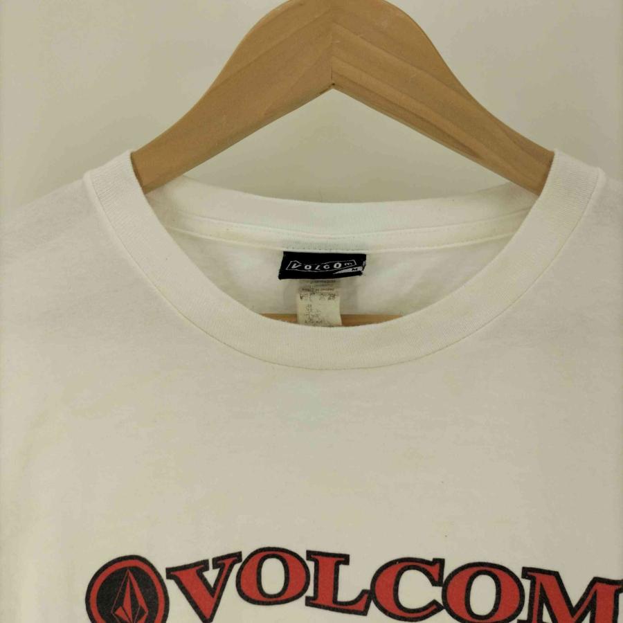 VOLCOM(ヴォルコム) 90S 初期タグ ロゴ プリント L/S Tシャツ メンズ import：M  中古 古着 0329｜bazzstore｜03