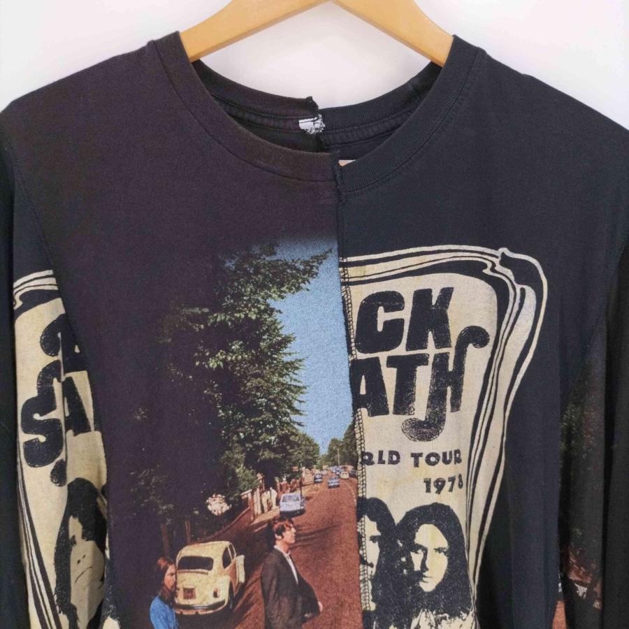 77circa(ナナナナサーカ) 再構築 リメイク ドッキングTシャツ バンドTシャツ レディース 表記無 中古 古着 0743｜bazzstore｜03