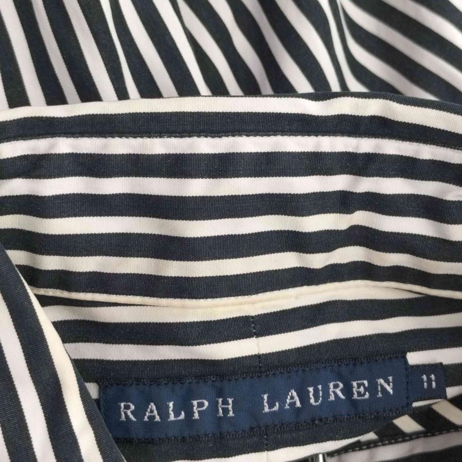 RALPH LAUREN(ラルフローレン) ストライプ ポニー刺繍 L/S シャツ レディース JPN：1 中古 古着 1103｜bazzstore｜03