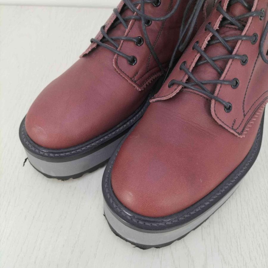 REGULATION Yohji Yamamoto(レギュレーション ヨウジヤマモト) 厚底 サイドジップ 8ホールブーツ レディース 表記無 【中古】【ブランド古着バズストア】 REGULATION Yohji Yamamoto REGULATION Yohji Yamamoto