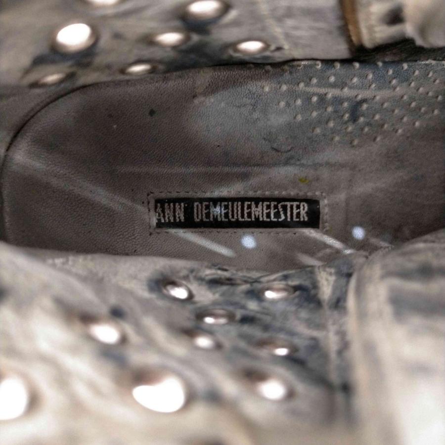 Ann DEMEULEMEESTER(アンドゥムルメステール) lether hi trainers ハト 中古 古着 0922｜bazzstore｜06