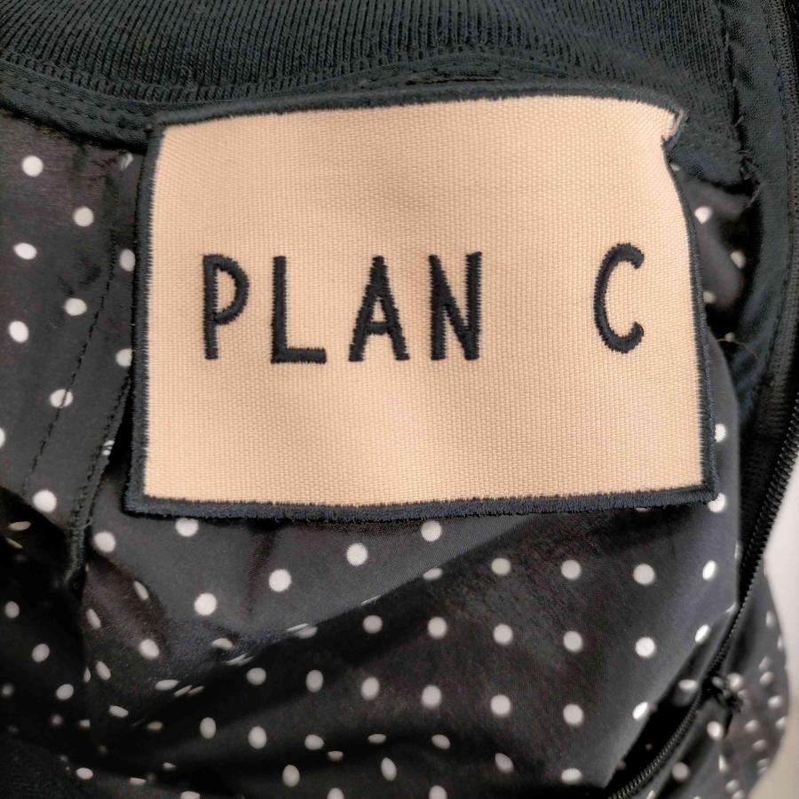 PLAN C(プランシー) ドット シルク ブロックパターン ロングワンピース レディース JPN：36  中古 古着 1144｜bazzstore｜06