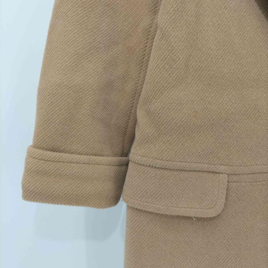 Kaon(カオン) ウール混 1B バックフリル チェスターコート レディース  